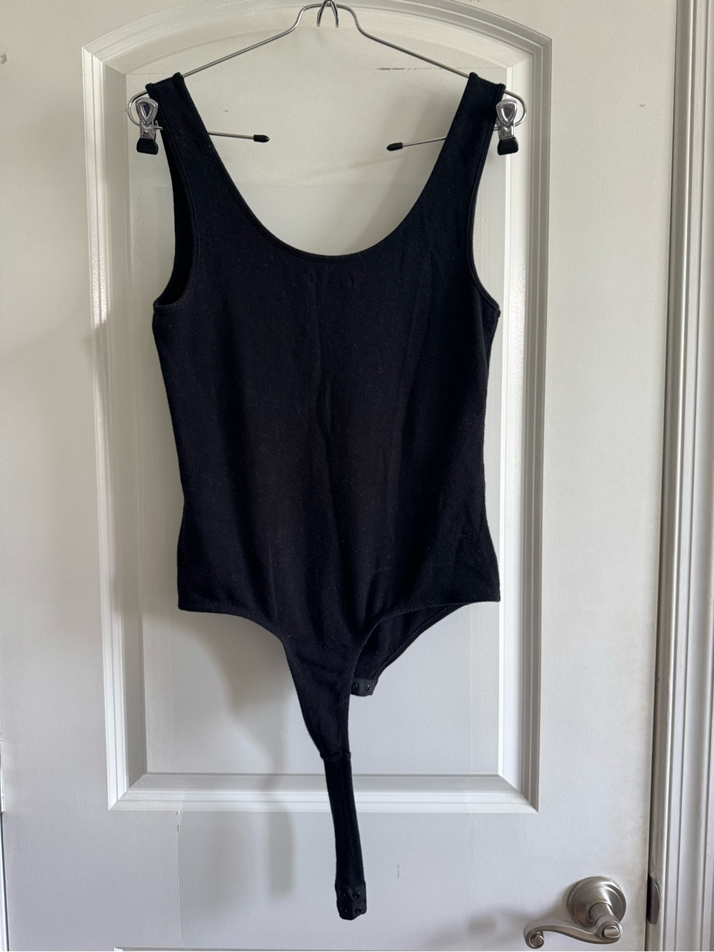 Madewell | Black Scoop Neck Tank Bodysuit Size M